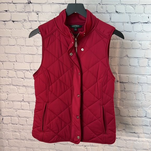 Lauren Ralph Lauren Jackets & Blazers - Ralph Lauren Cranberry Vest